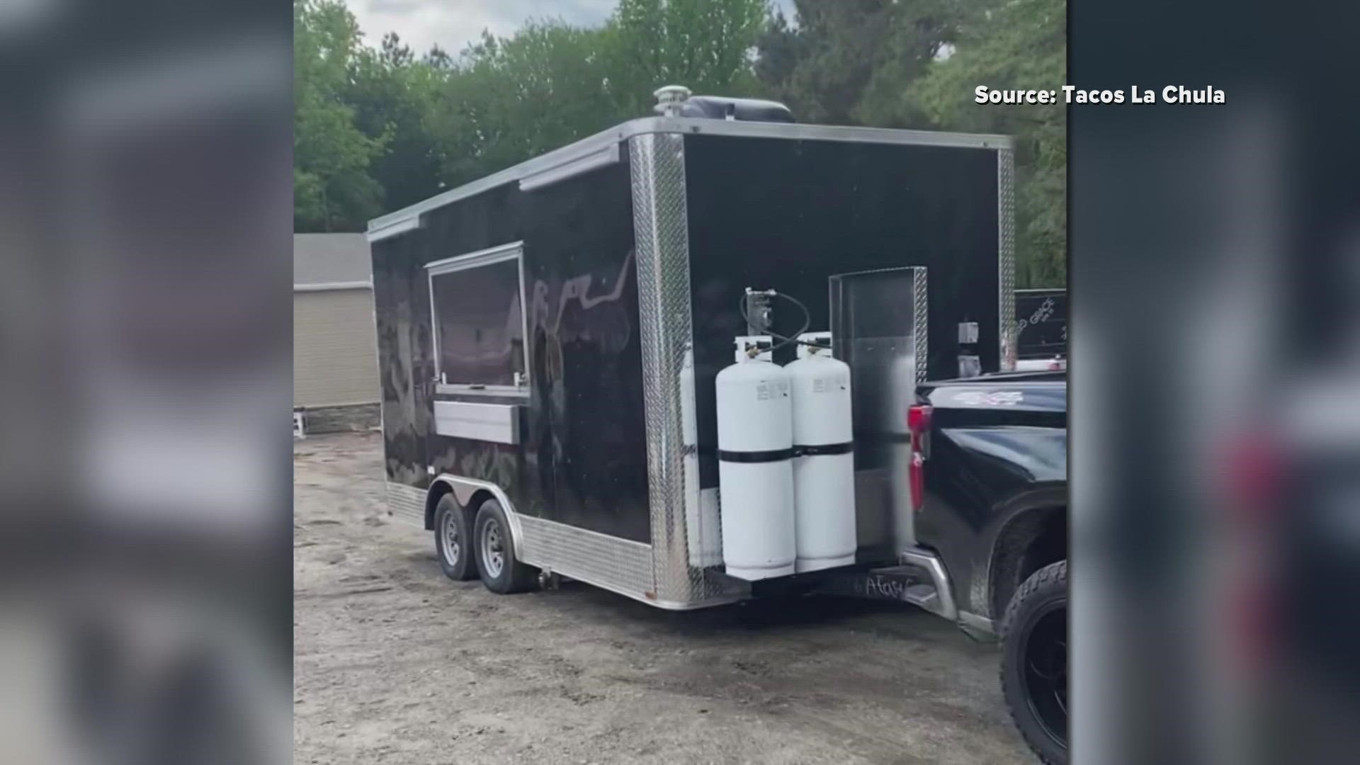 The owners of the Tacos La Chula food truck said their business was stolen right before their eyes. All they want is their livelihood back.