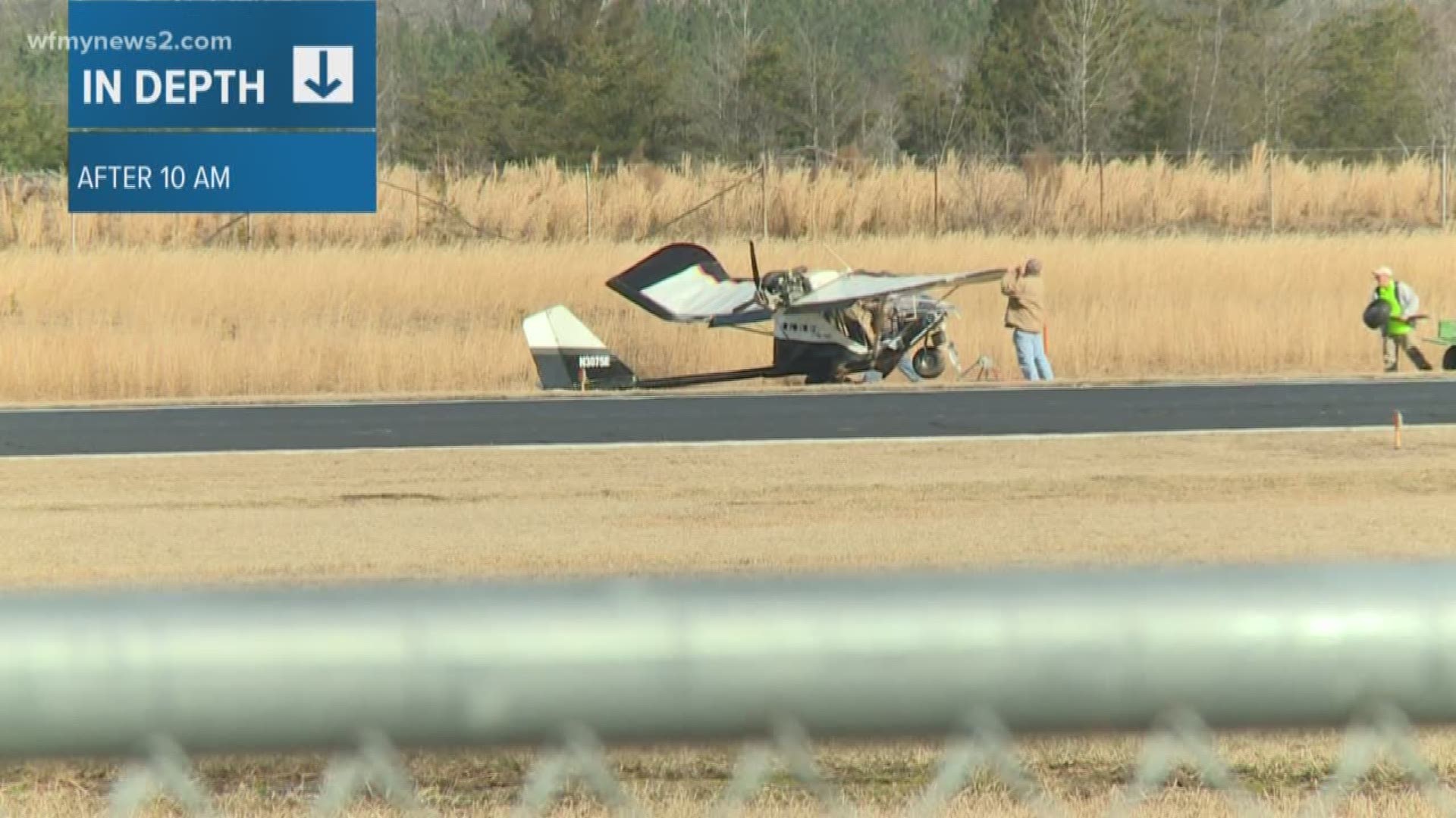 No deaths but a minor injury was reported at the Shiloh airport this morning