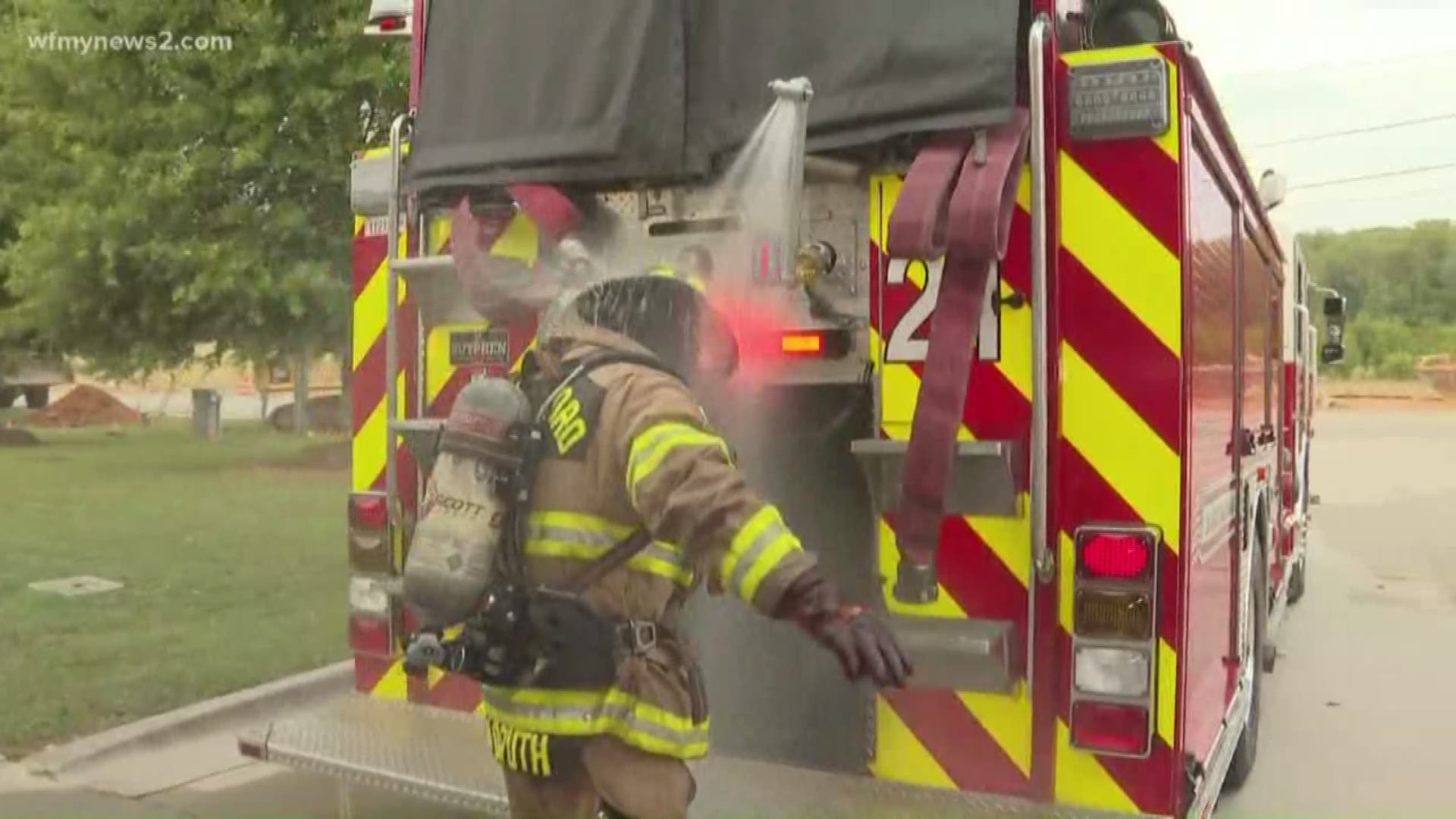 The Greensboro Fire Department is attaching a shower to multiple fire engines to help prevent cancer in firefighters.