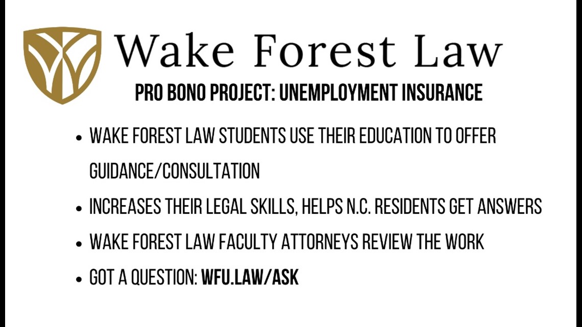 Need Your Unemployment Benefits Wake Forest Law Project Can Help Wfmynews2 Com