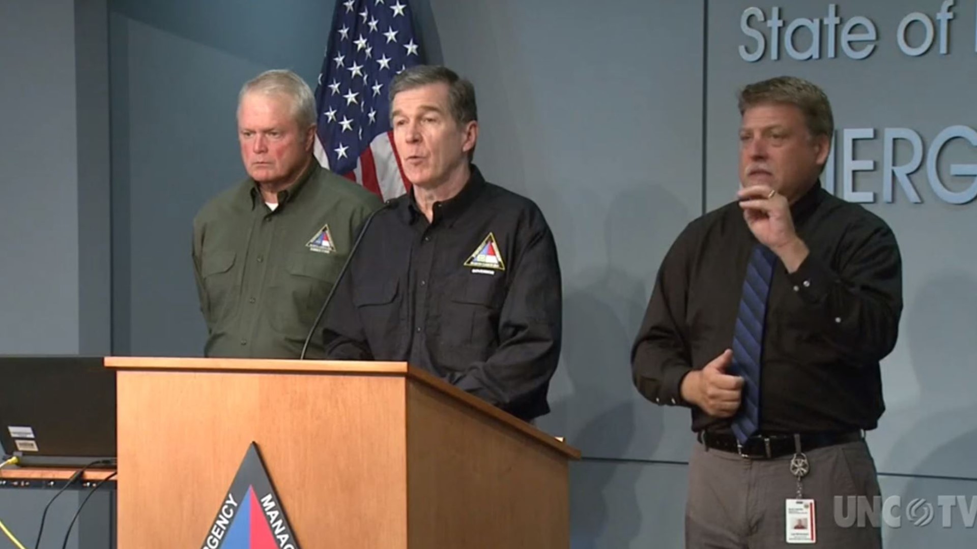 Gov. Roy Cooper gives information on plans and preps for Hurricane Dorian. The monster storm could impact the North Carolina coast by mid-week. Dorian slam the Bahamas Sunday as a Category 5 storm with wind gusts of up to 200 mph.