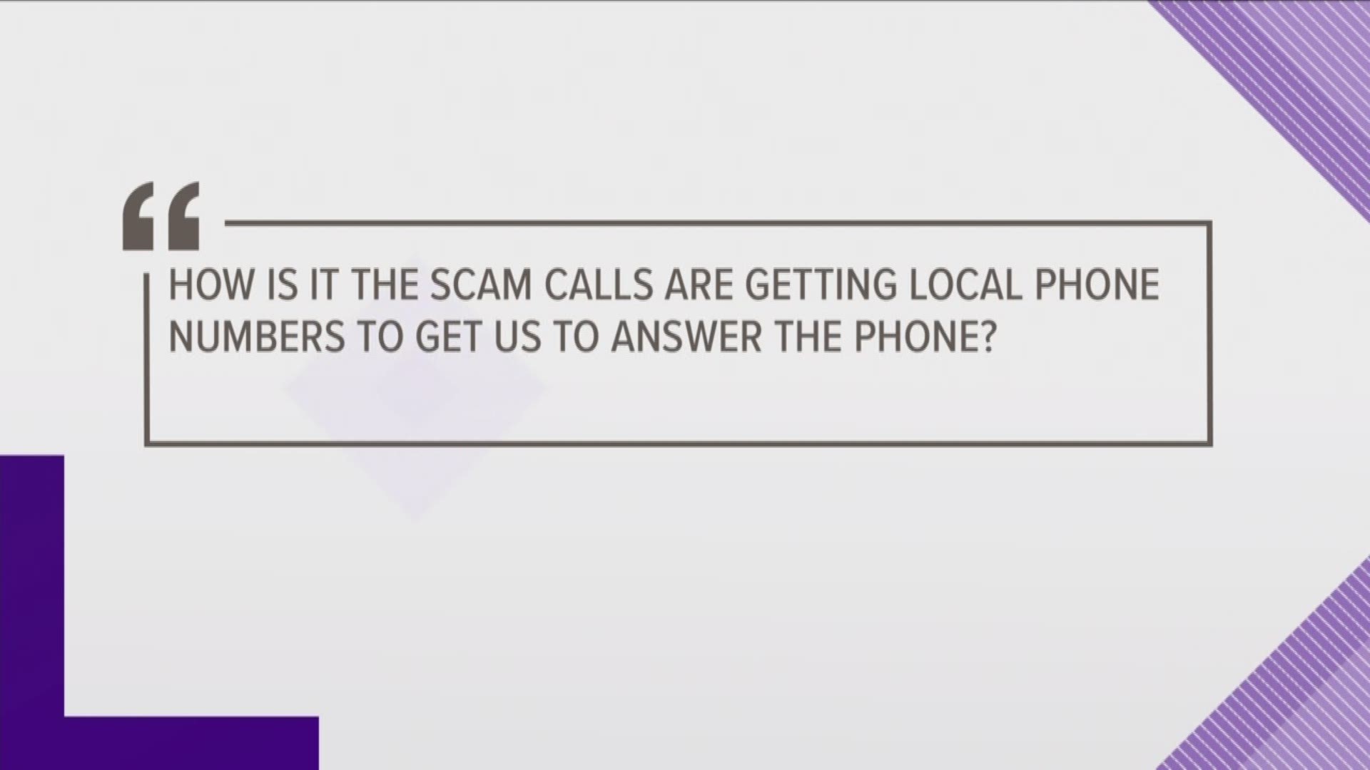2WTK Viewers Asked About Phone Spoofing & Reporting Scam Calls