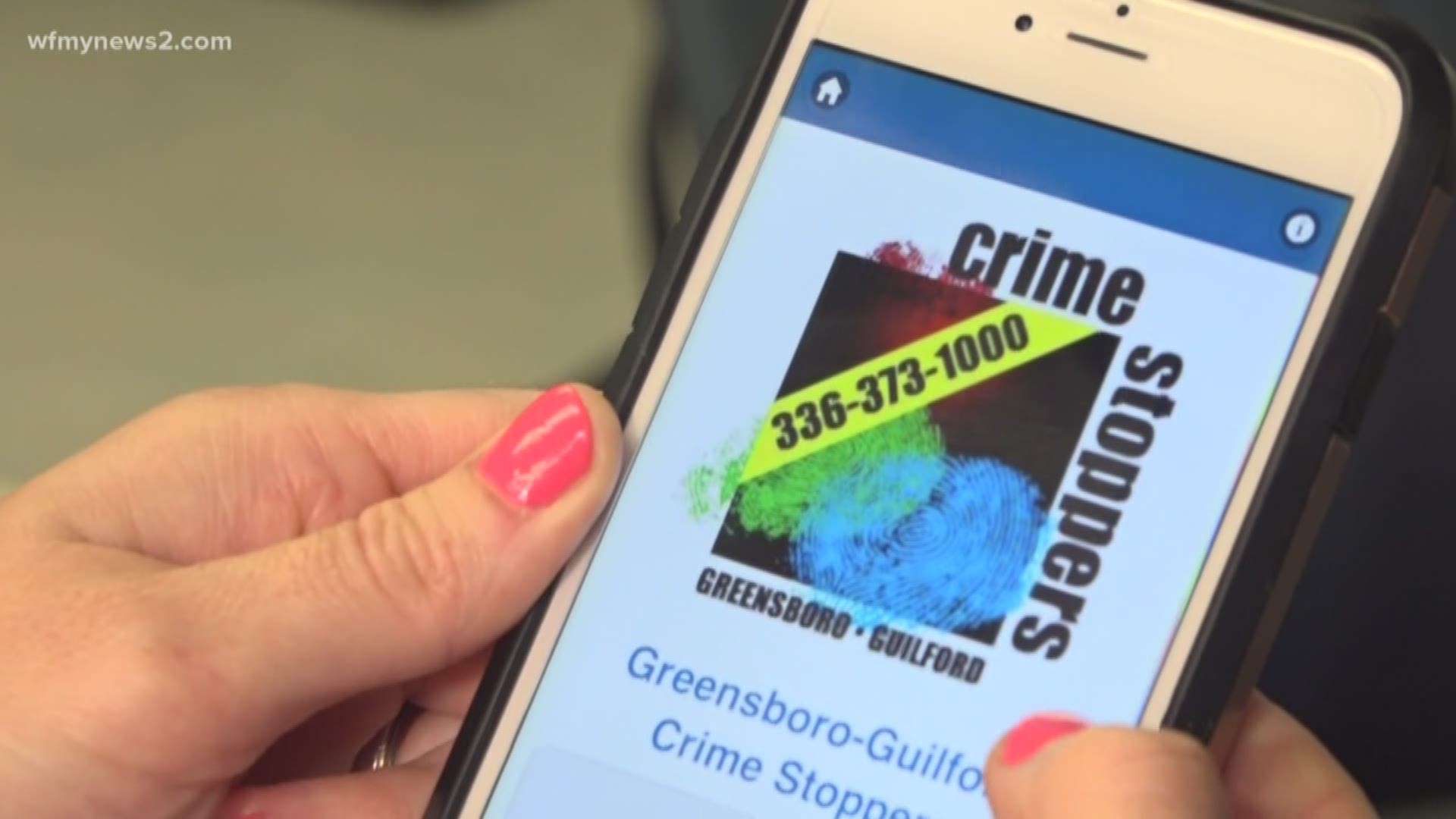 Tipsters can send criminal information anonymously and have a two-way chat with a Crime Stoppers administrator.