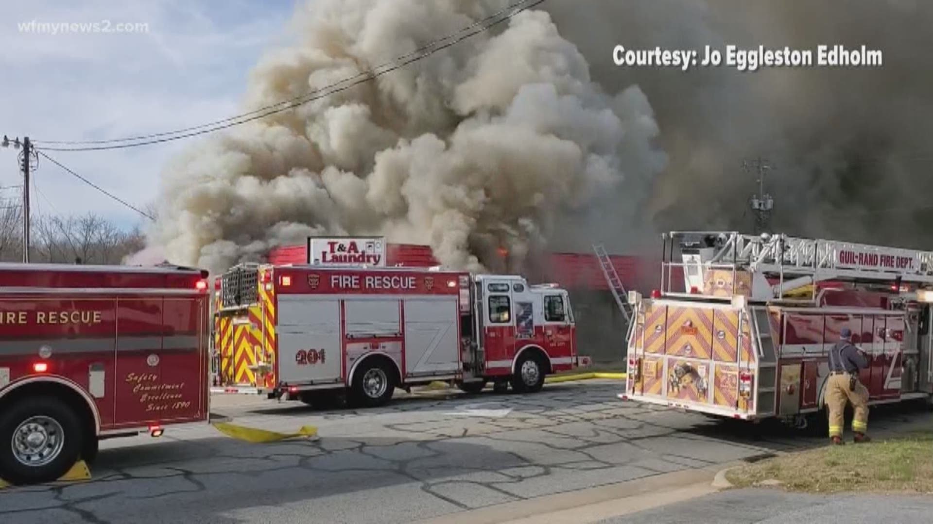 A 9-1-1 call Thursday shed light on what happened moments before the fire spread throughout the business.