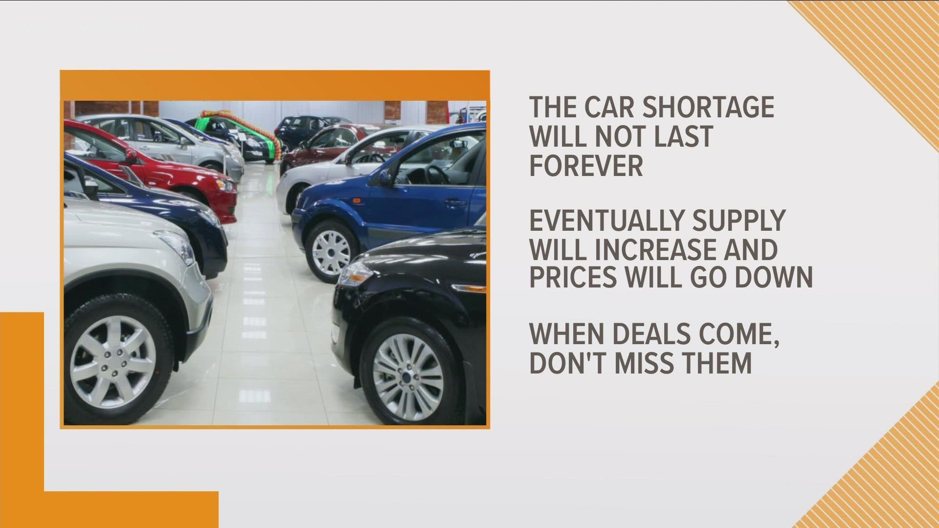 Parts shortages and shipping delays could further slow car inventory well through next year.