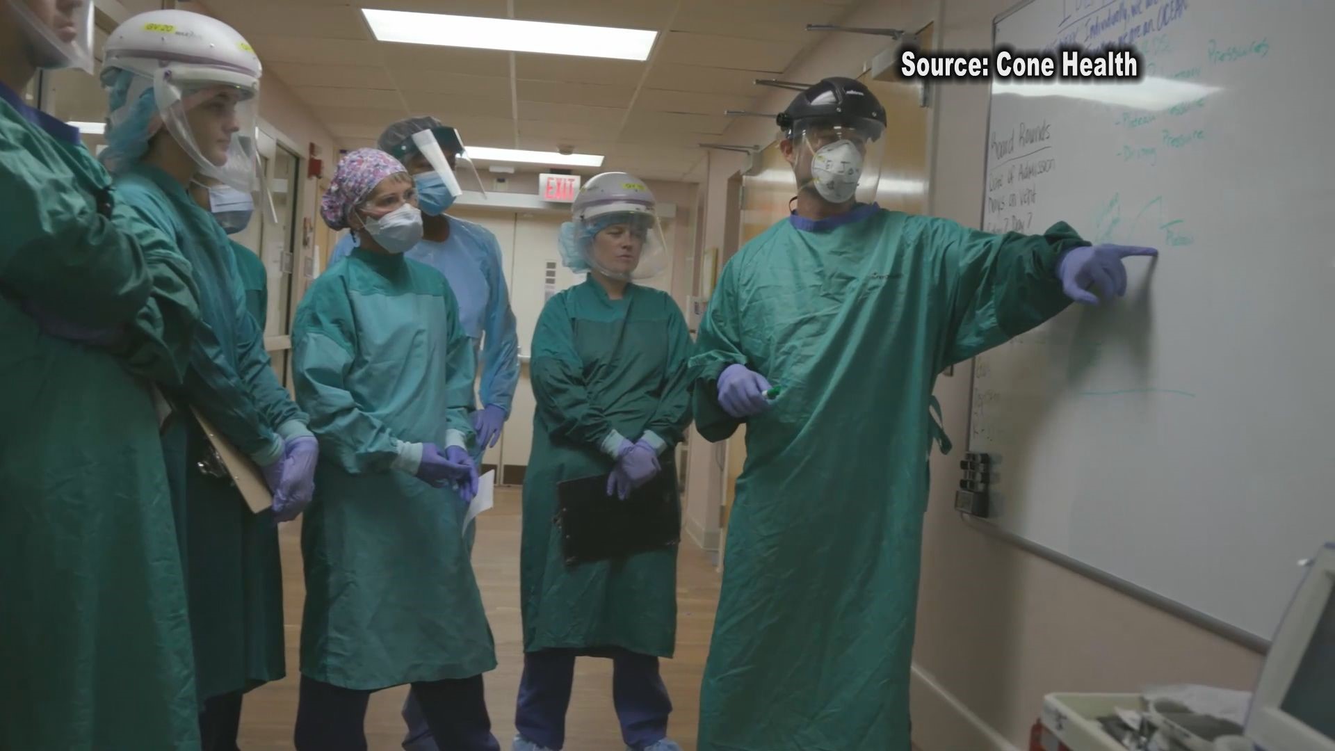 Cone Health gave 2 Wants to Know an inside look at their hospital's Covid-19 unit as doctors and nurses work to save lives.