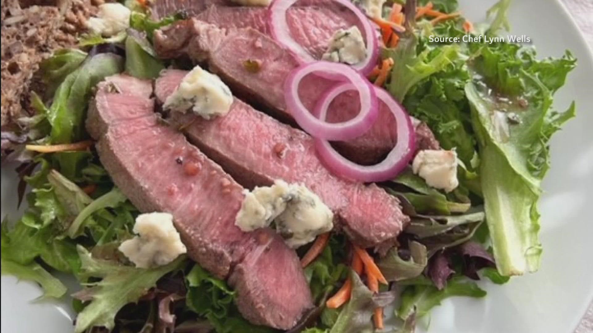 Check out these four summer salad recipes in the August issue of Our State Magazine: Summer garden salad, Corn & Tomato Salad, Steak & Blue Cheese Salad, Pea & Pasta