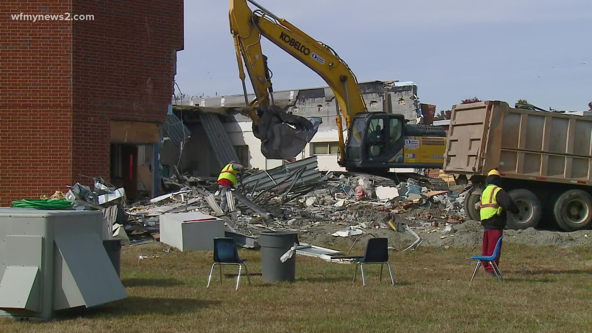 Peeler Elementary is being demolished after it was badly damaged in a 2018 tornado.