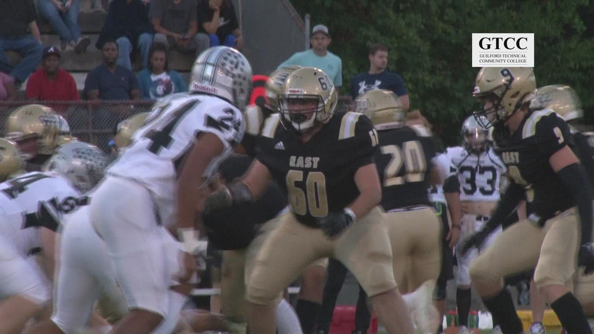 East Davidson hosted Ledford in Week 4. Here's a look at first half highlights.