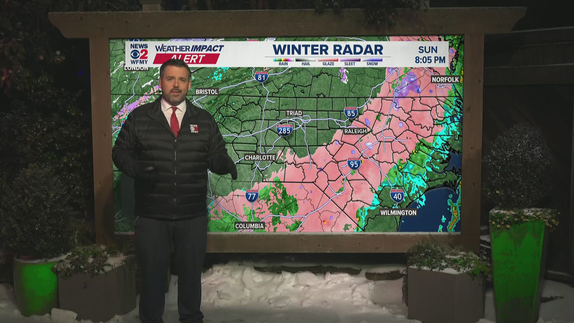Winter Storm Update | Team Coverage (8 PM, Jan. 25, 2026) | wfmynews2.com