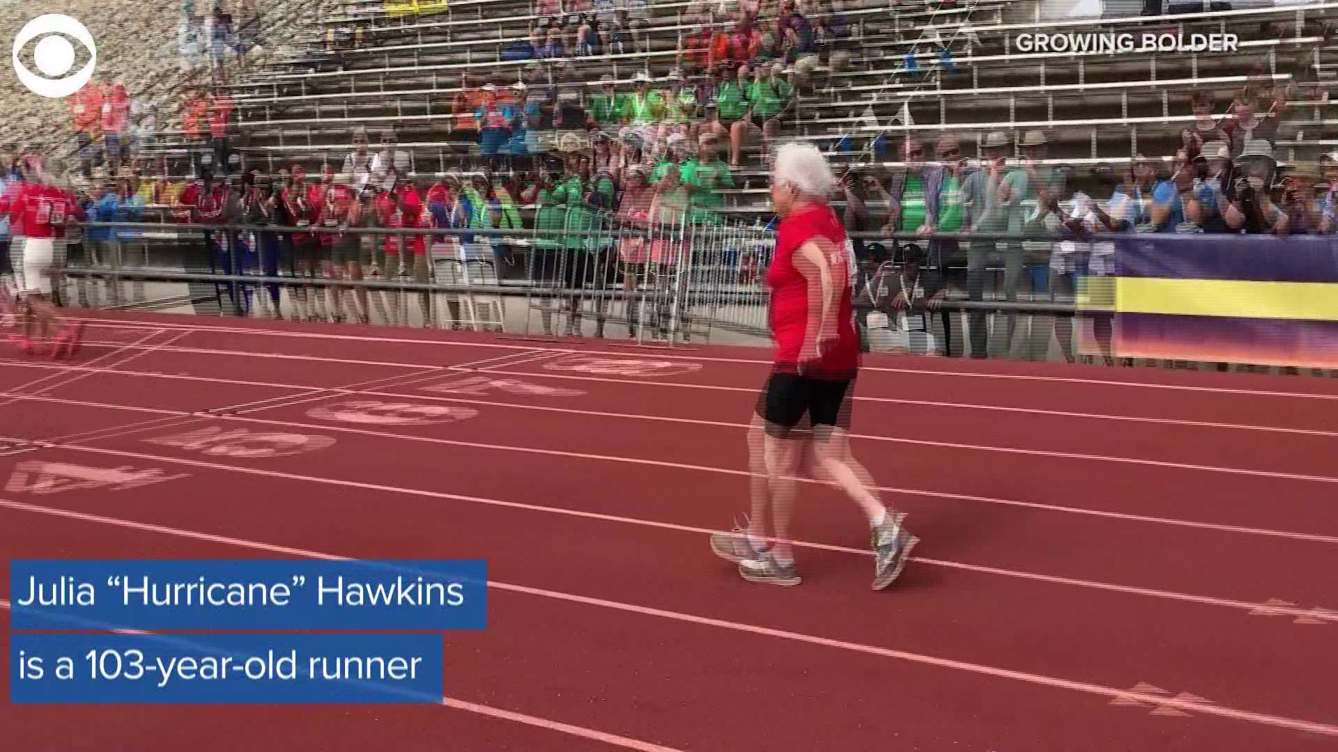 Meet Julia “Hurricane” Hawkins, a 103-year old record-breaking runner. She's the oldest American female track and field competitor, according to USA Track and Field.