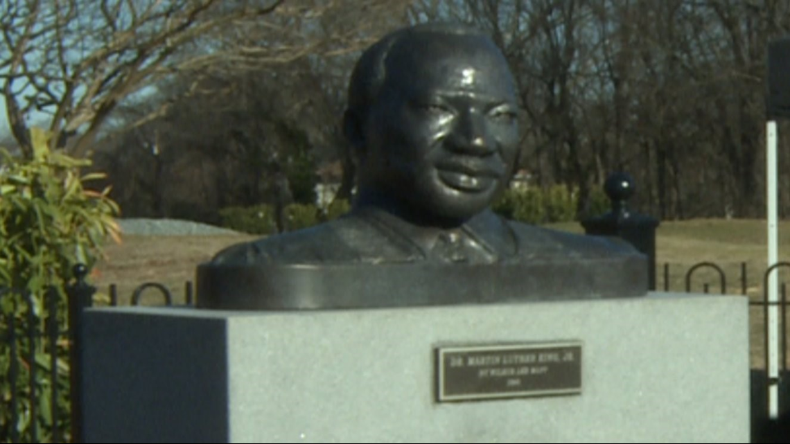 Greensboro Artist Unveils Refurbished Martin Luther King, Jr. Bust