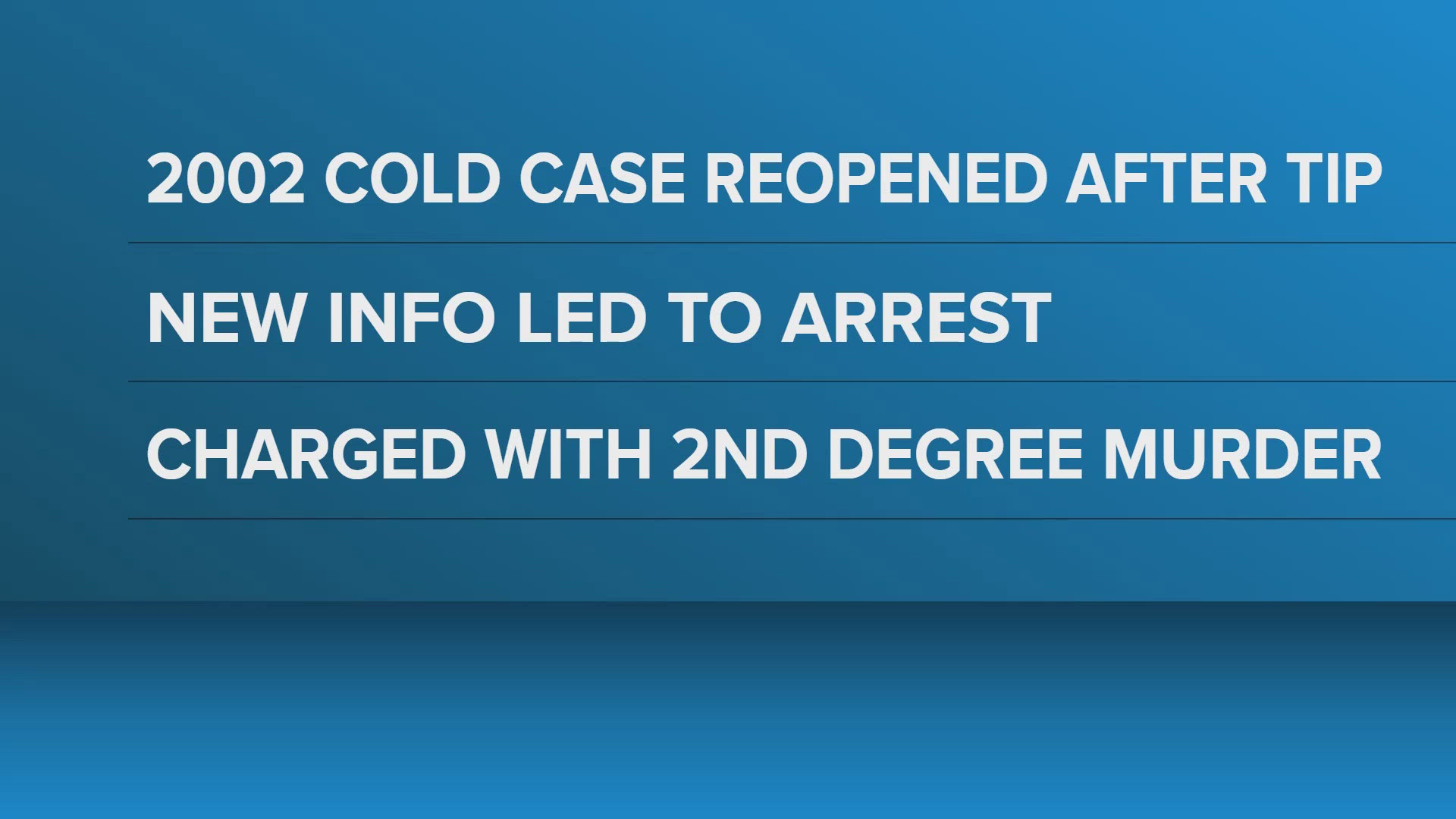 High Point police arrest suspect in 2002 unsolved murder | wfmynews2.com
