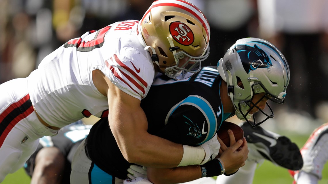 Garoppolo, stingy defense lead 49ers past Panthers 37-15