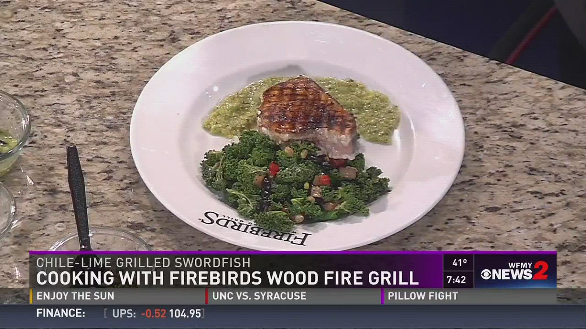 Firebirds Chile-Lime Grilled Swordfish
