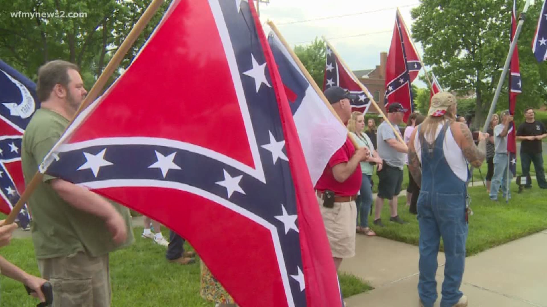 Confederate Memorial Service In Graham