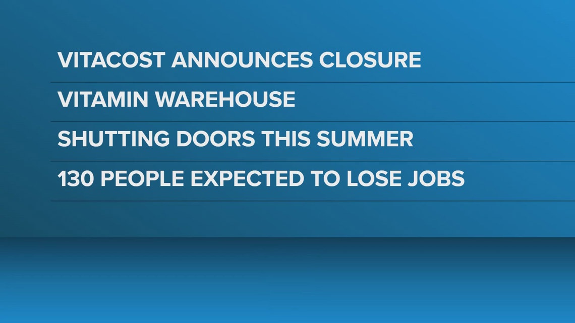Lexington vitamin warehouse to close, 130 jobs expected to be lost