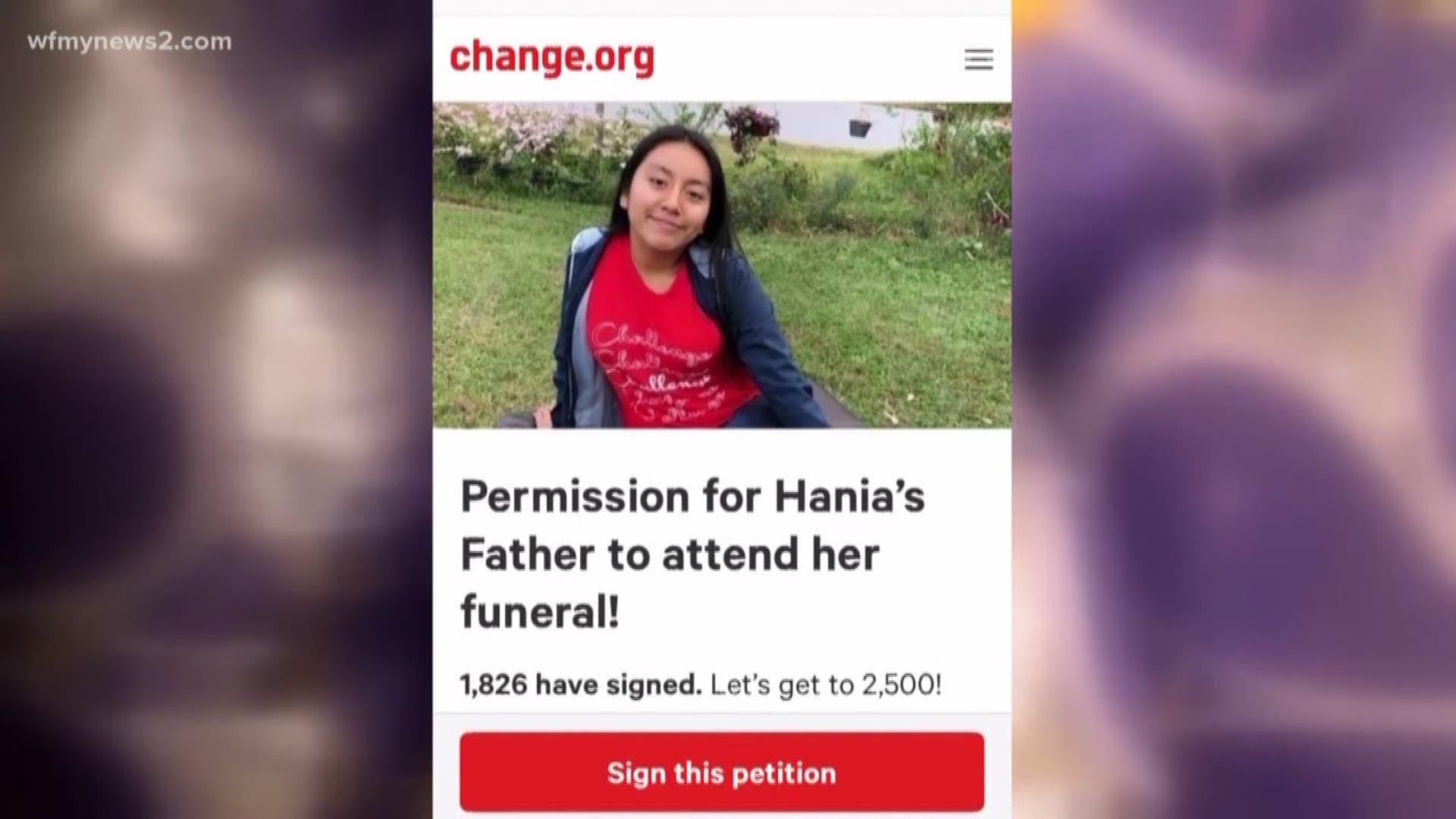 Hania Aguilar's father lives in Guatemala he would have to go through immigration services to attend his daughters funeral