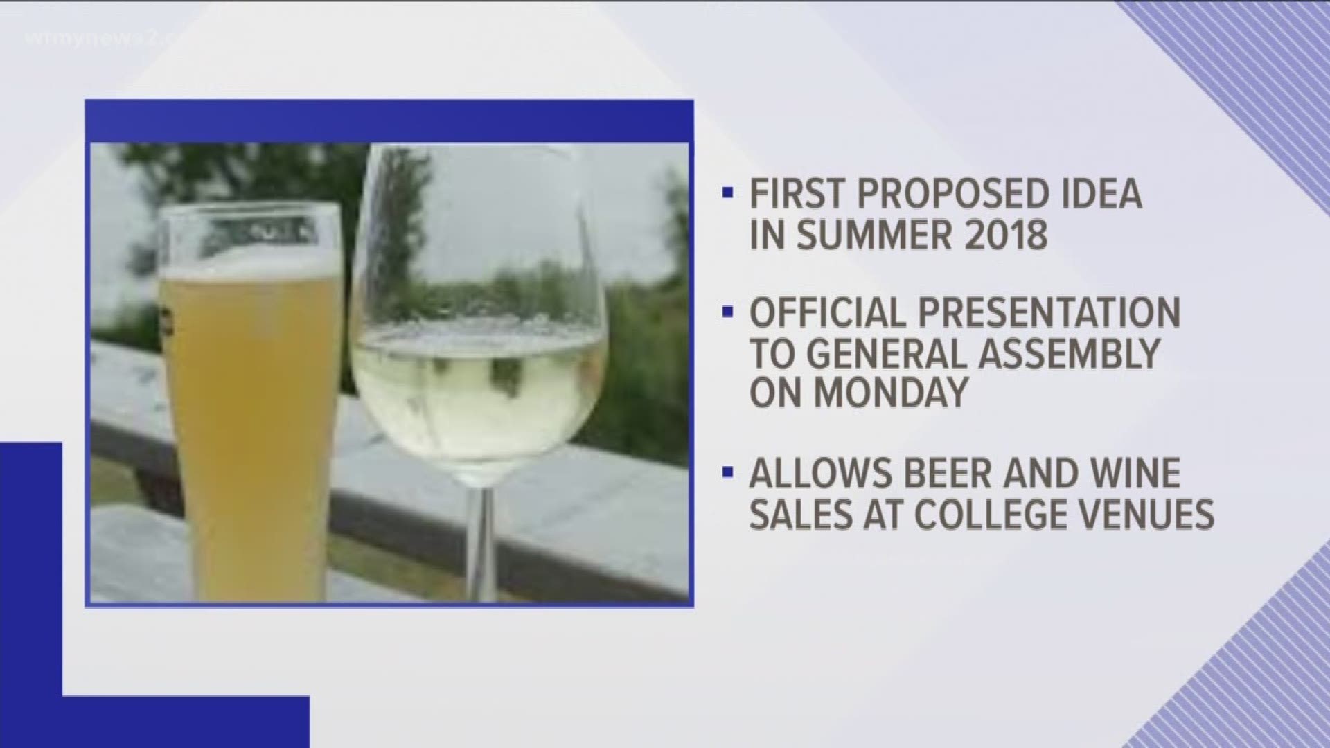 Some Lawmakers want universities to be able to sell beer and wine.