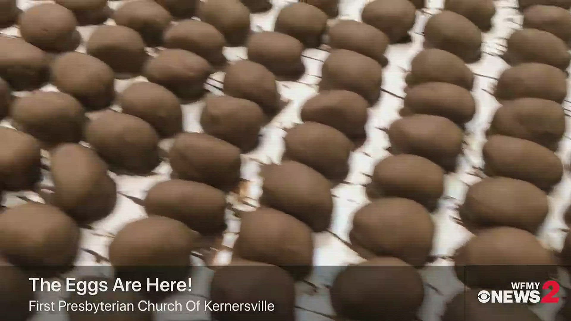 First Presbyterian Church Of Kernersville, also known as the "Egg Church," is selling their homemade chocolate-dipped peanut butter and coconut eggs again! All profits go to local charities.