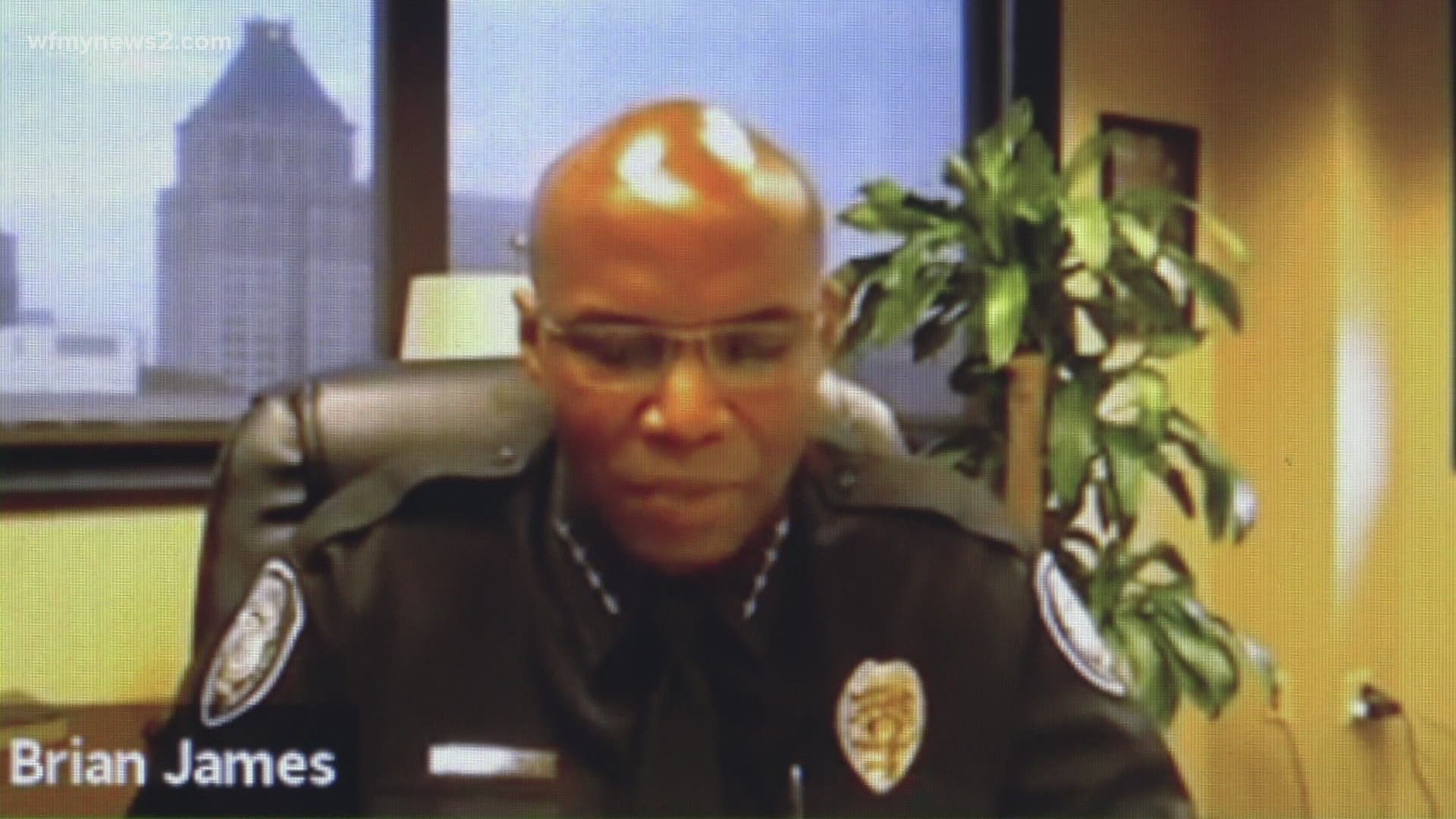 Greensboro police chief Brian James and High Point police chief Travis Stroud said avoiding police brutality comes down to training and empathy.