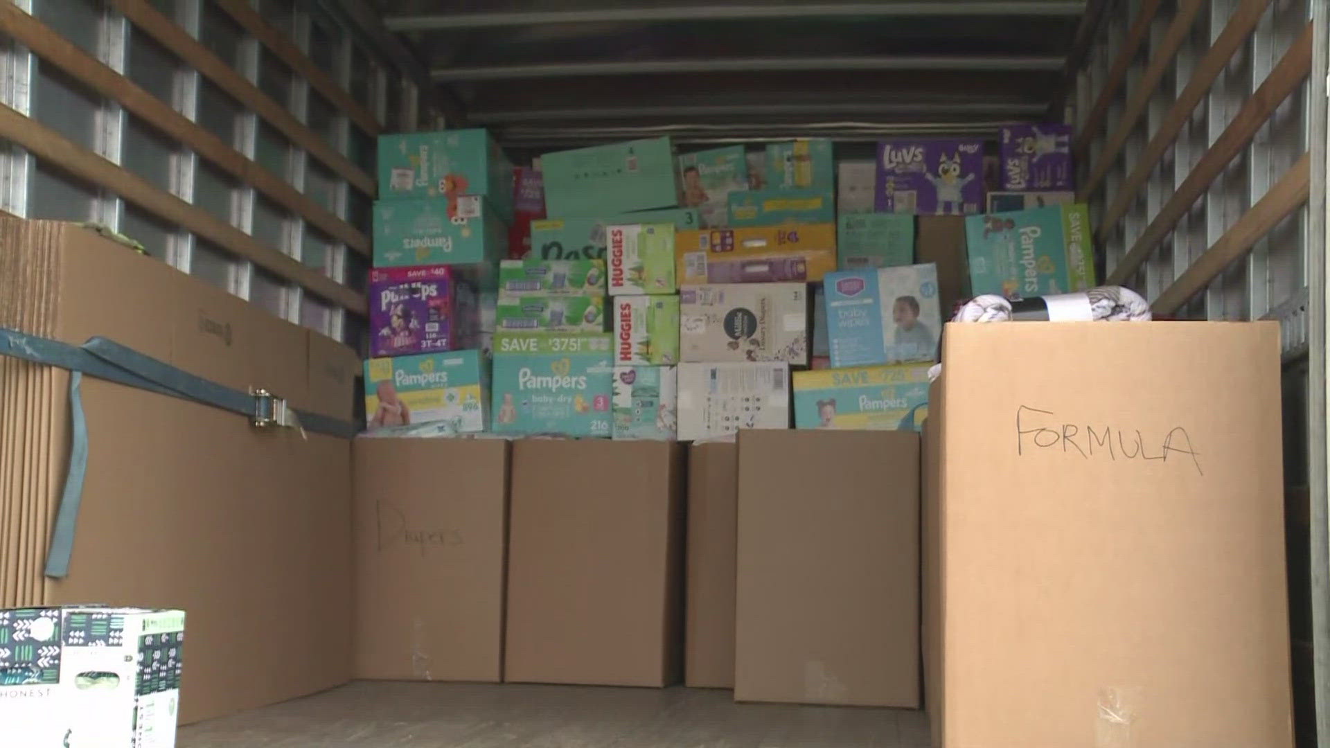 Many bring supplies to help communities in western NC.