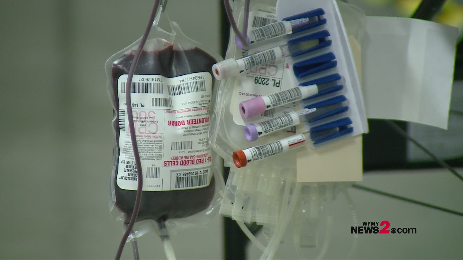 Donating one pint of blood can help save three lives, according to the American Red Cross.