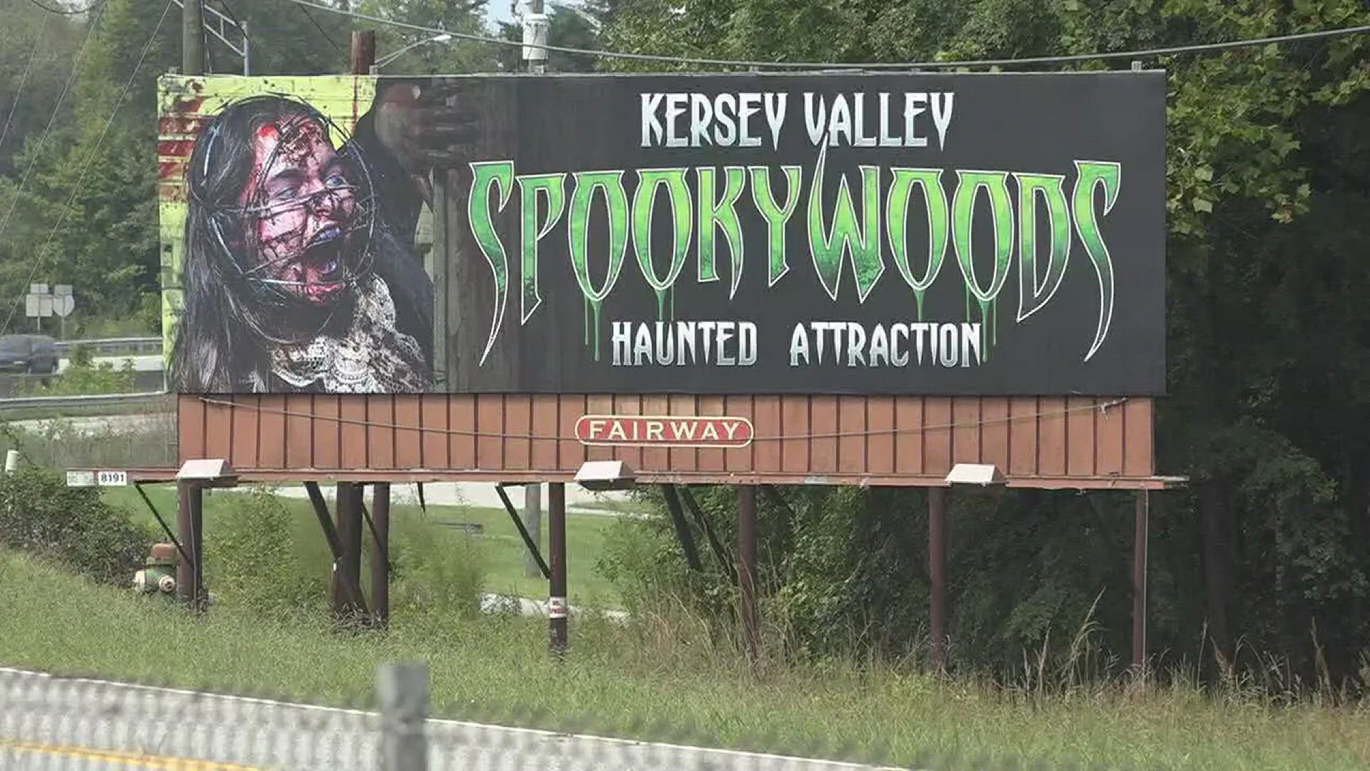 Spookywoods Billboard Draws Mixed Reaction