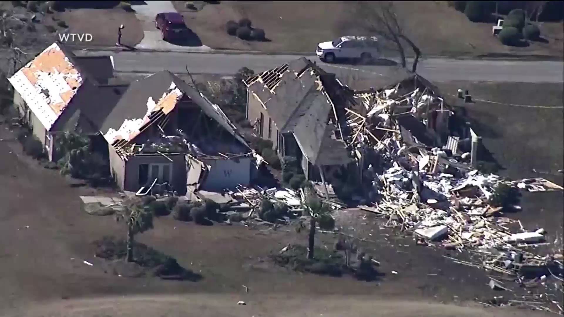 Video of storm damage in Brunswick County, NC from tornado.