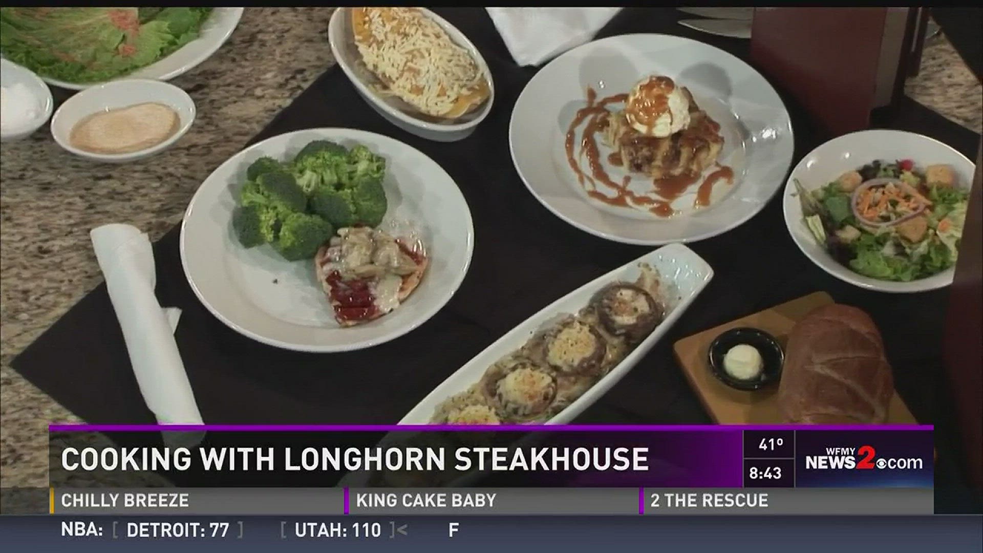 In The WFMY News 2 Kitchen With Longhorn Steakhouse