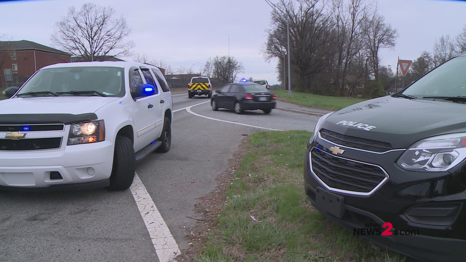 A vehicle hits a pedestrian on Northbound Highway 29 in Greensboro Sunday morning.