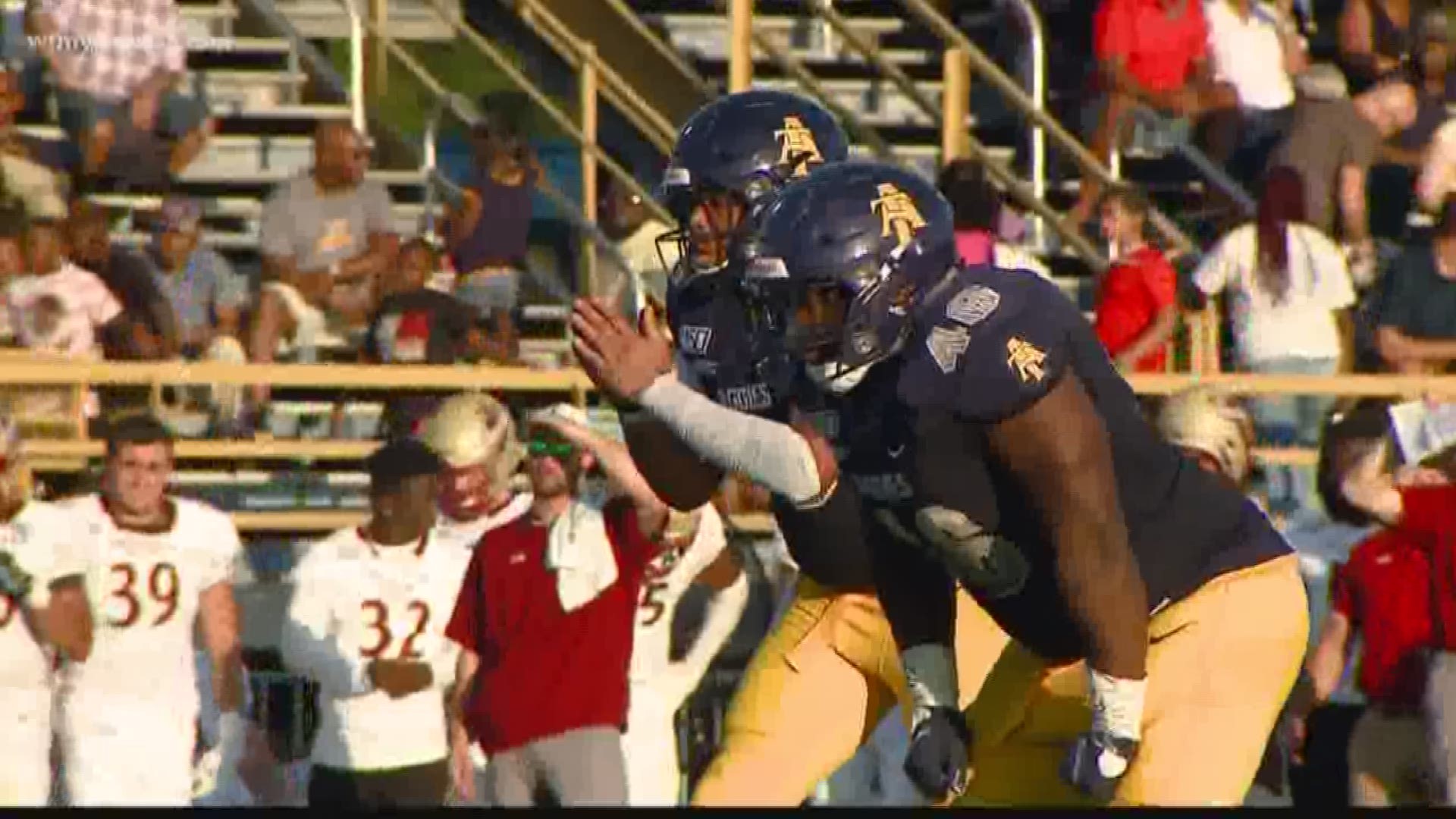 It's a nationally televised game, so NC A&T State players say that adds a little more pressure.