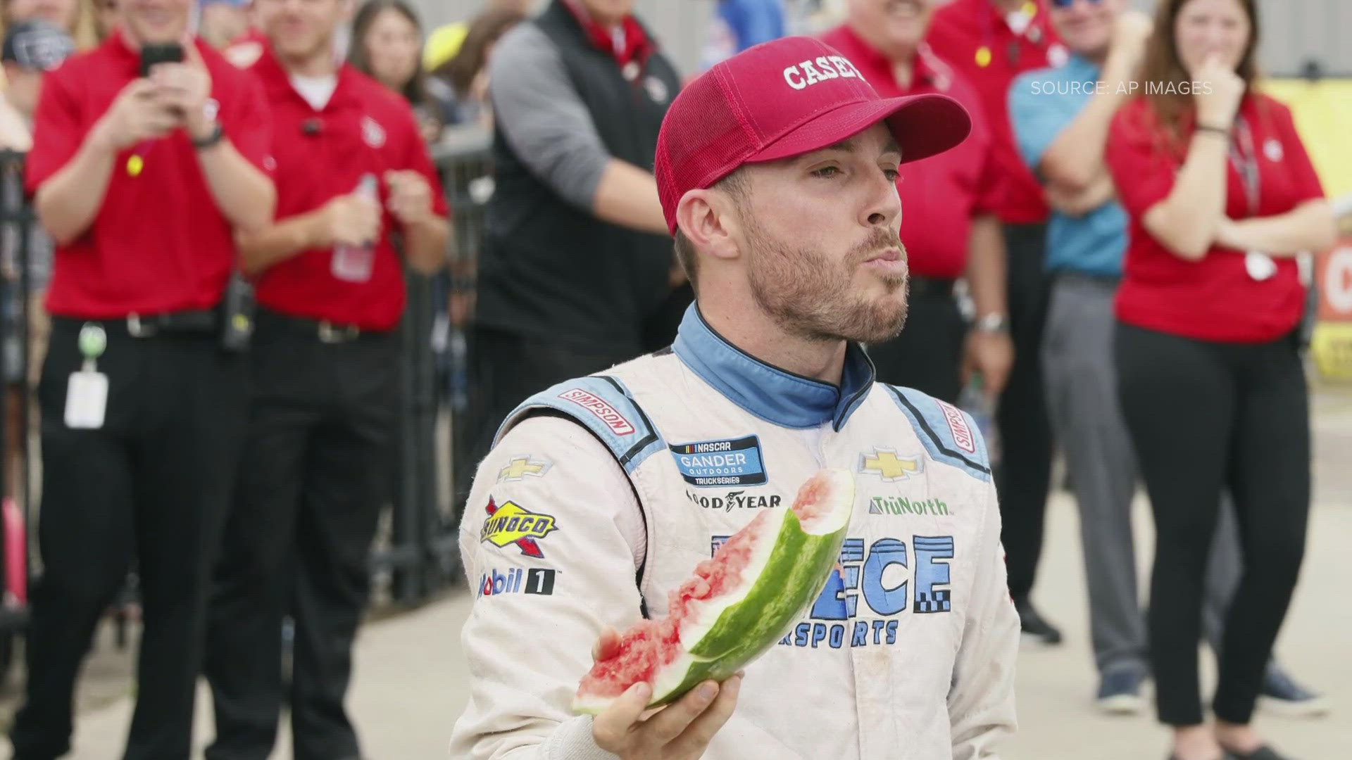 It's watermelon season, and Ross Chastain says his dad will haul a fresh melon from their family farm to the Coca-Cola 600 in case there's a win in his future!
