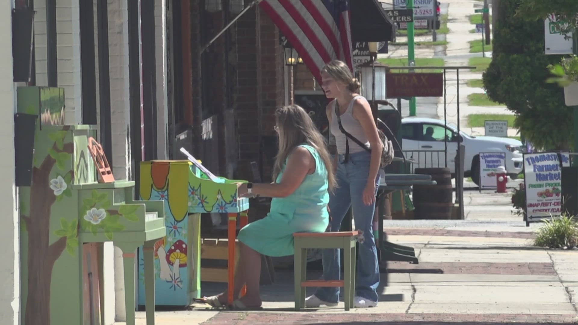 Downtown Thomasville will be alive with the sound of music with local artists showing off their artwork made from pianos.