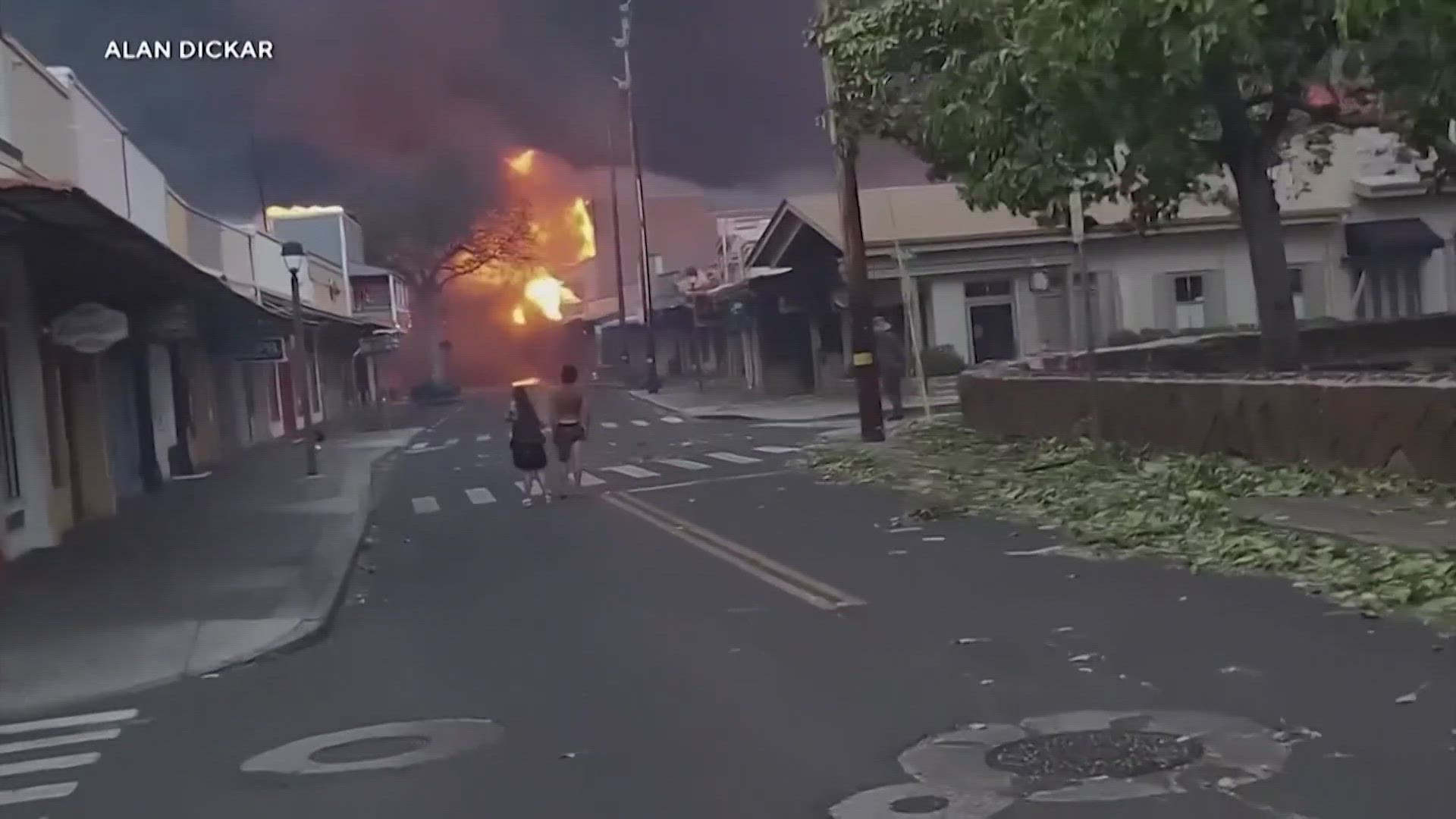 Wildfires in Hawaii destroyed multiple buildings and structures in historic Lahaina. Schools closed and people were forced to evacuate several areas on Wednesday.
