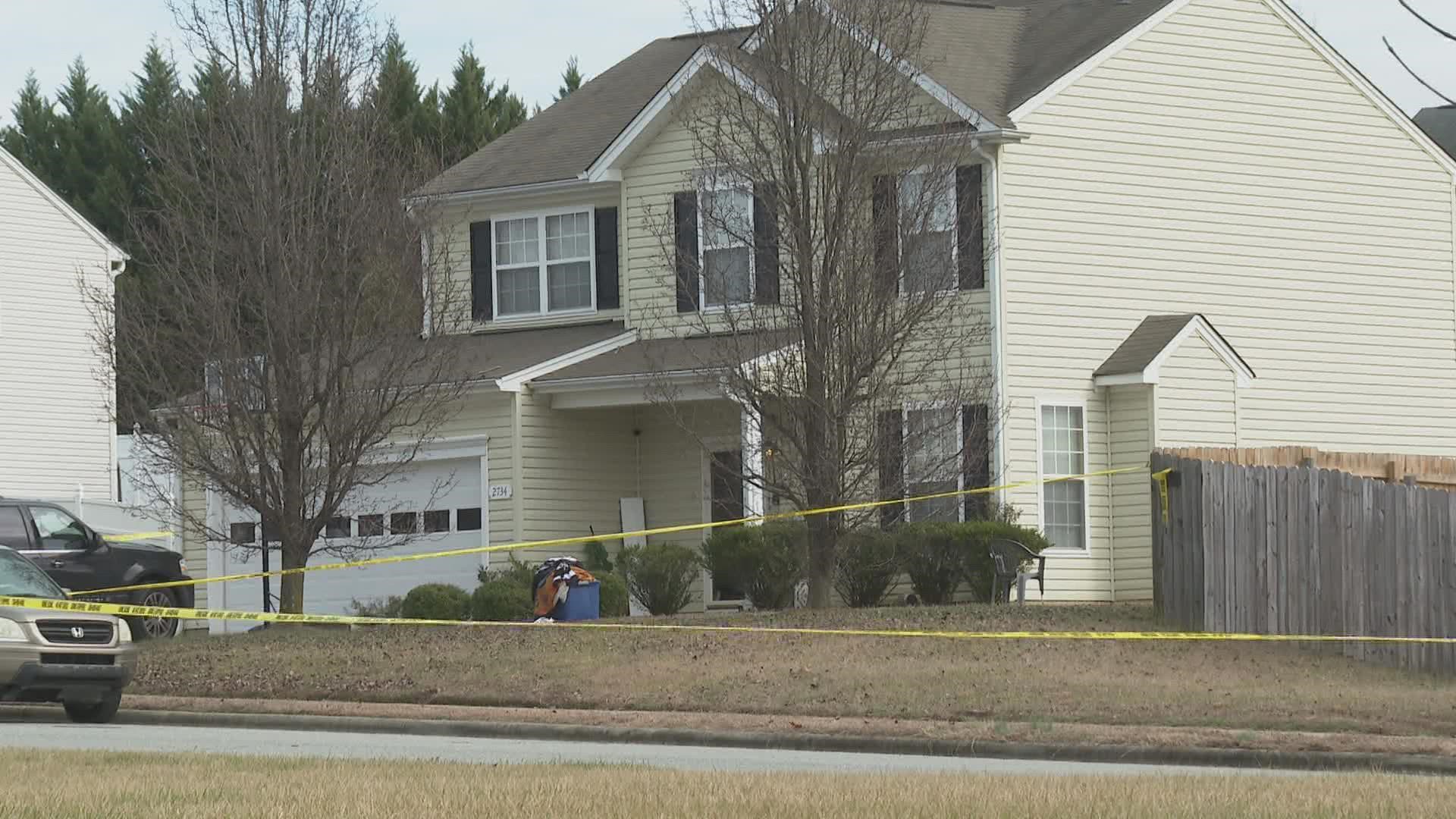 Police said neighbors called 911 after two people came running for help from a home on Mossy Meadow Drive. Five people, including three children were killed.