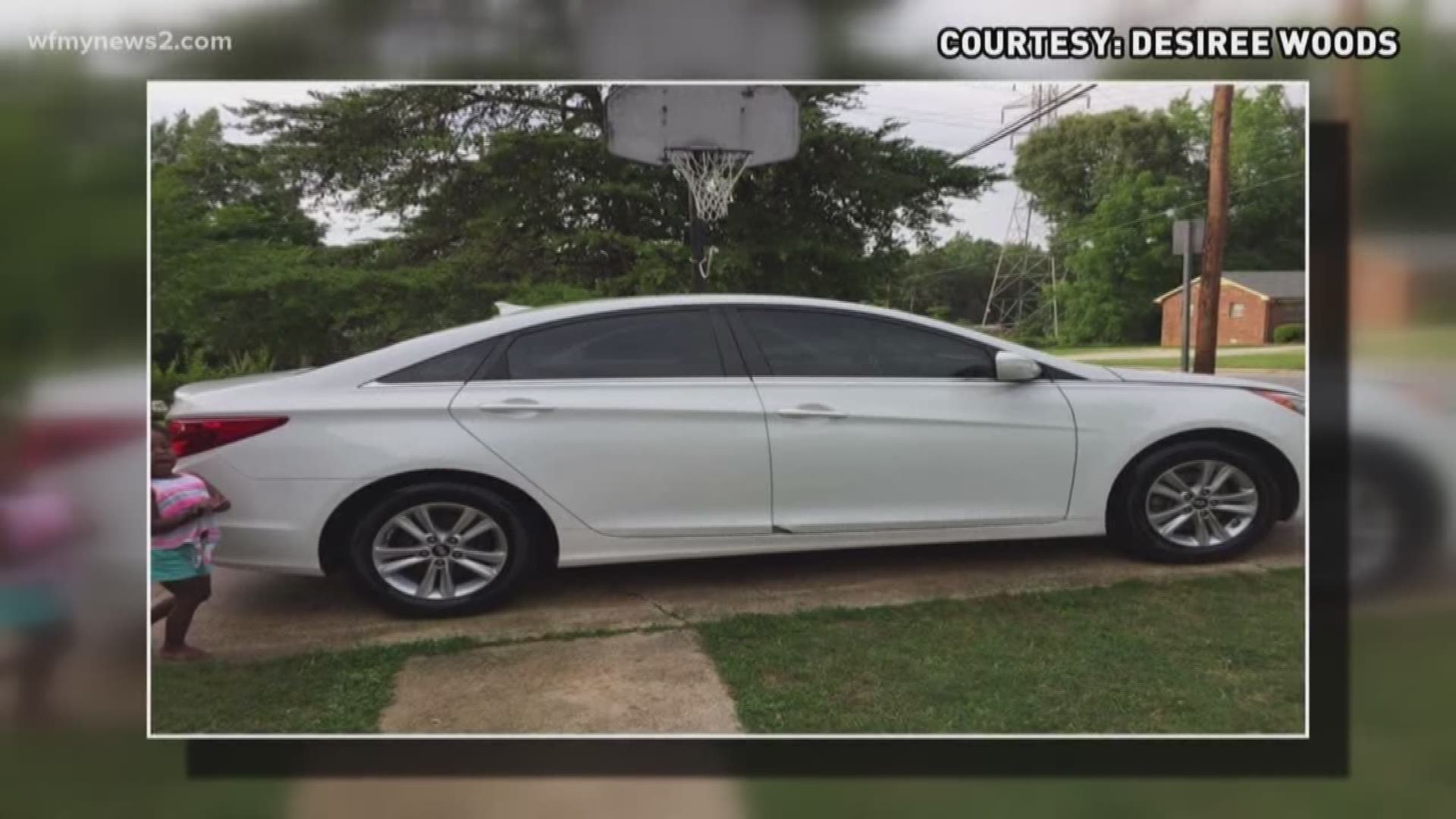 A woman ran inside for a brief moment to grab something she forgot, and when she came back outside, she realized someone took her car with her kids inside.