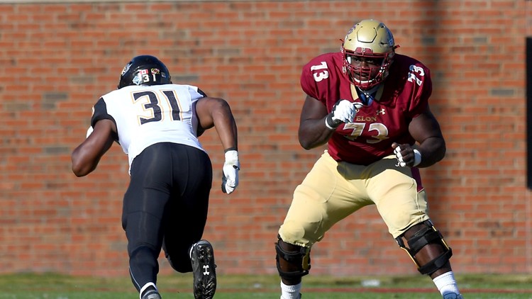 Elon's Oli Udoh Selected by Minnesota Vikings in 2019 NFL Draft