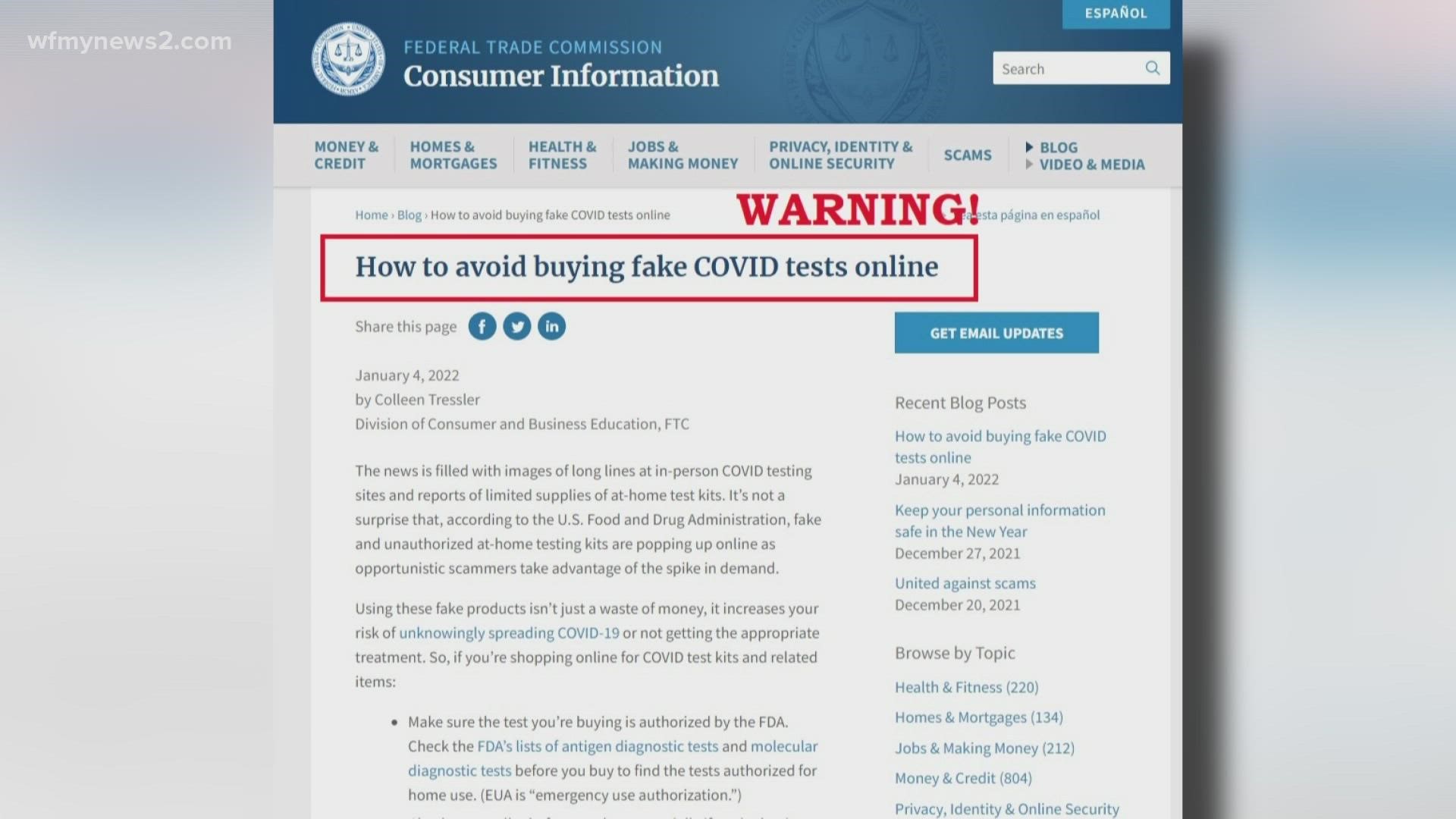 Scammers may try to sell you fake COVID-19 tests as supply remains limited. Here’s how to protect yourself.