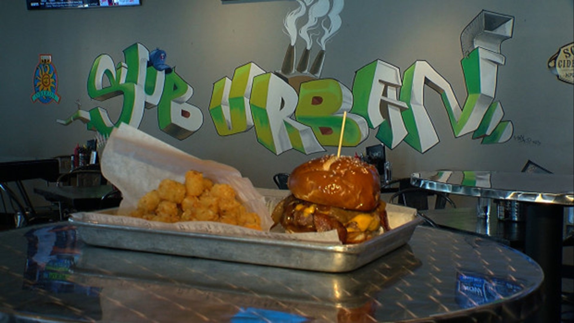 A Minneapolis restaurant claims its burger called "The Labor Inducer" has helped two moms give birth hours after eating it.