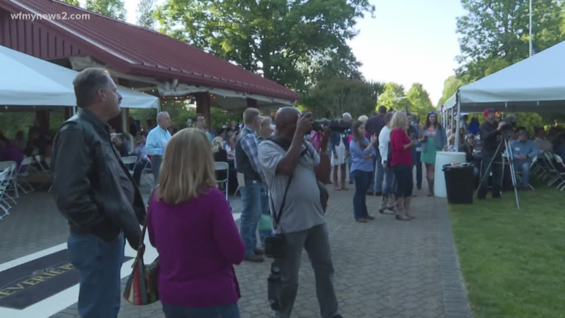 It was more than blue jeans and boots tonight in Randleman at the home of Nascar Legend, Richard Petty.