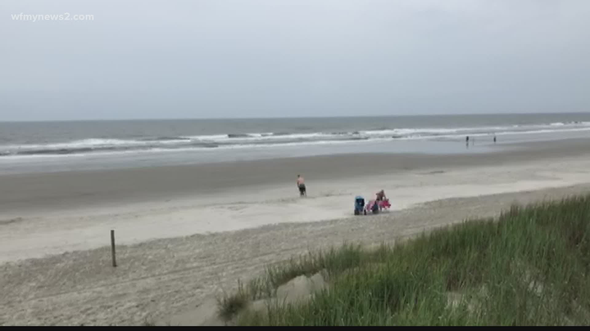 WFMY News 2 General Manager Larry Audas is on vacation in Sunset Beach. He gives an update on conditions ahead of the storm.