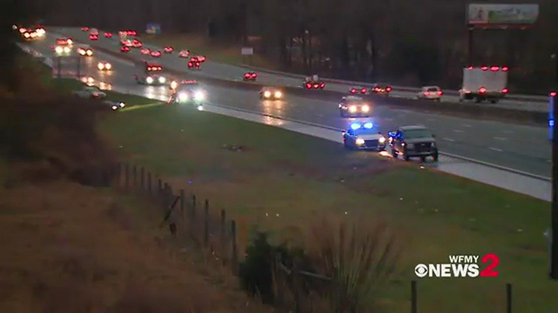 I40 west crash in Alamance County