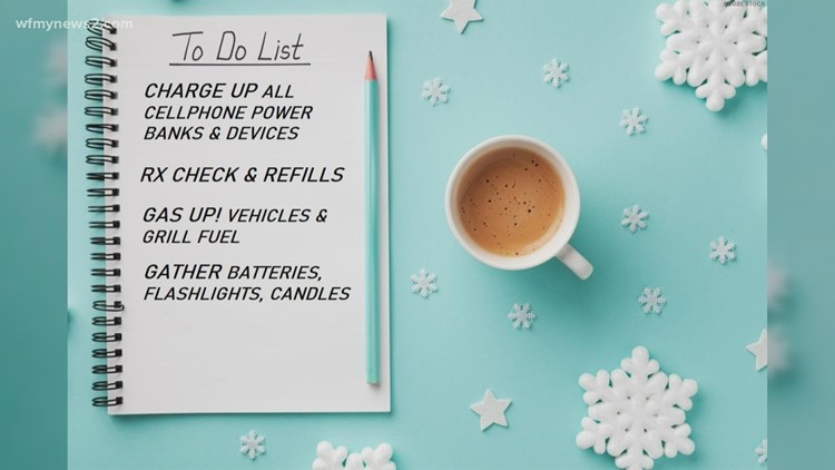 Your 'to-do' list before winter weather arrives