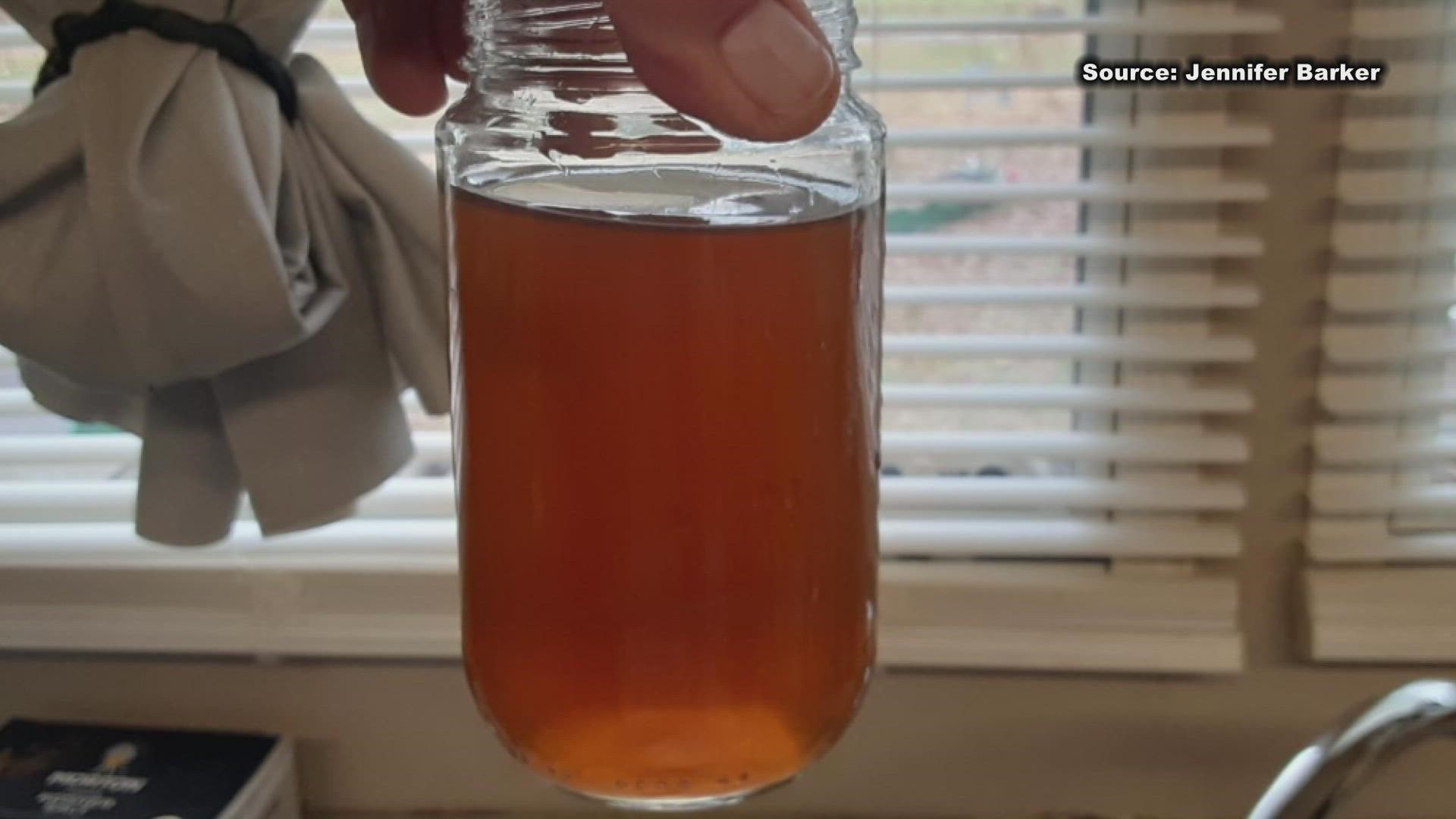 Some Ramseur residents say they've had brown water coming out of the faucets since Saturday.
