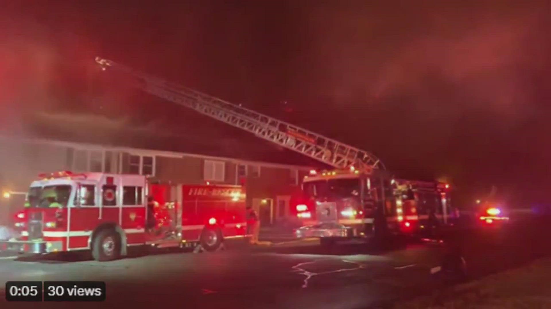 Winston-Salem Fire Department said three people were displaced after a fire on Motor Road.