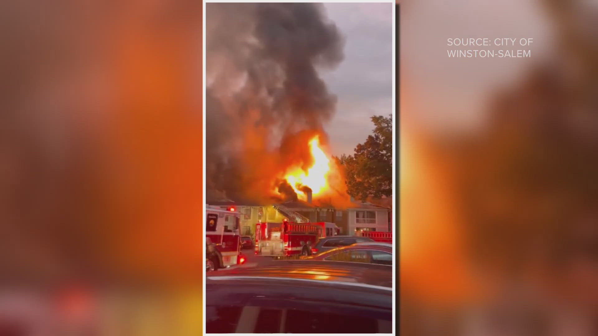 The Red Cross is assisting those who lost everything in a massive fire in Winston-Salem.