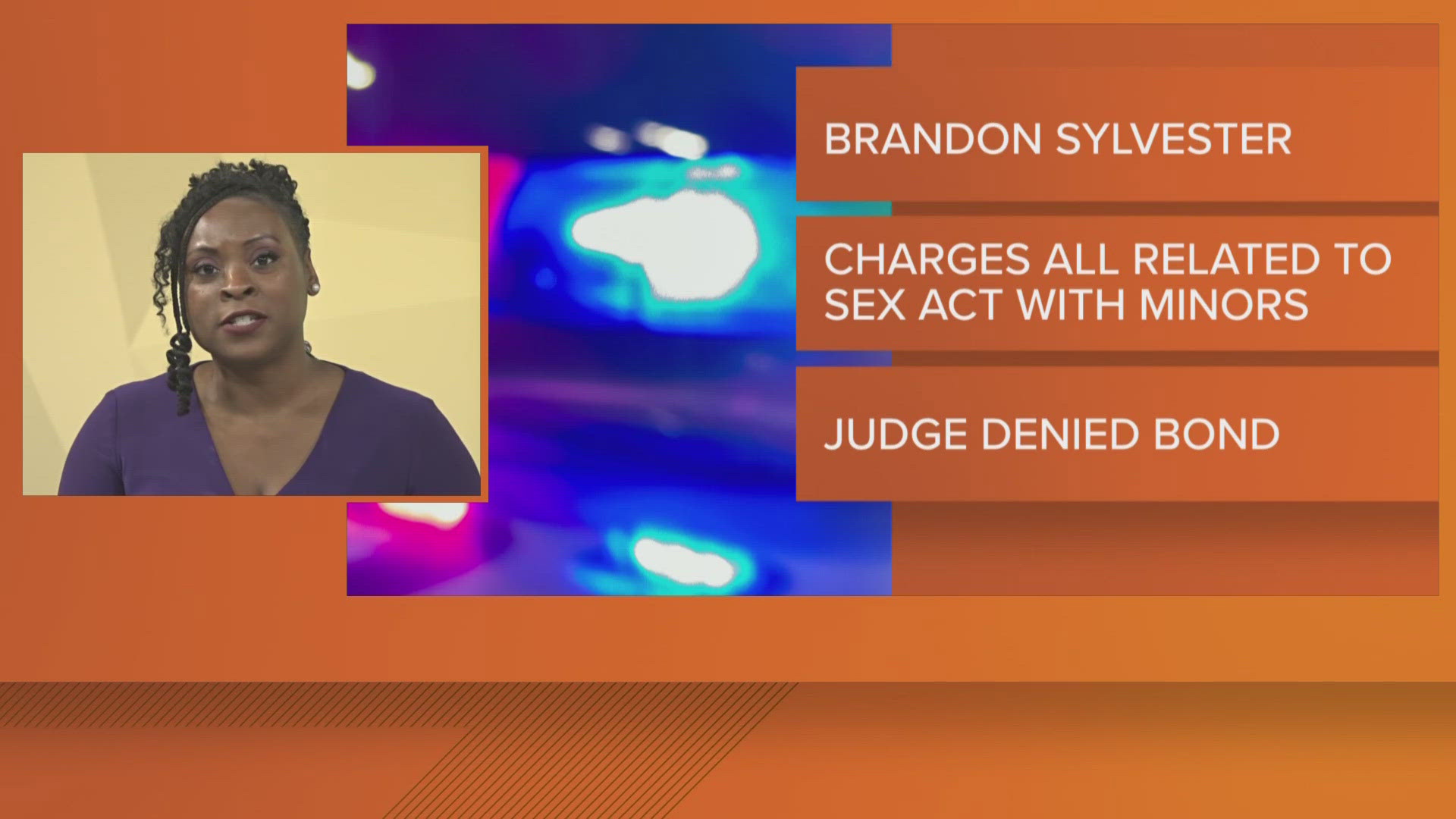 Brandon Sylvester is accused of a slew of crimes after his first arrest earlier this month.