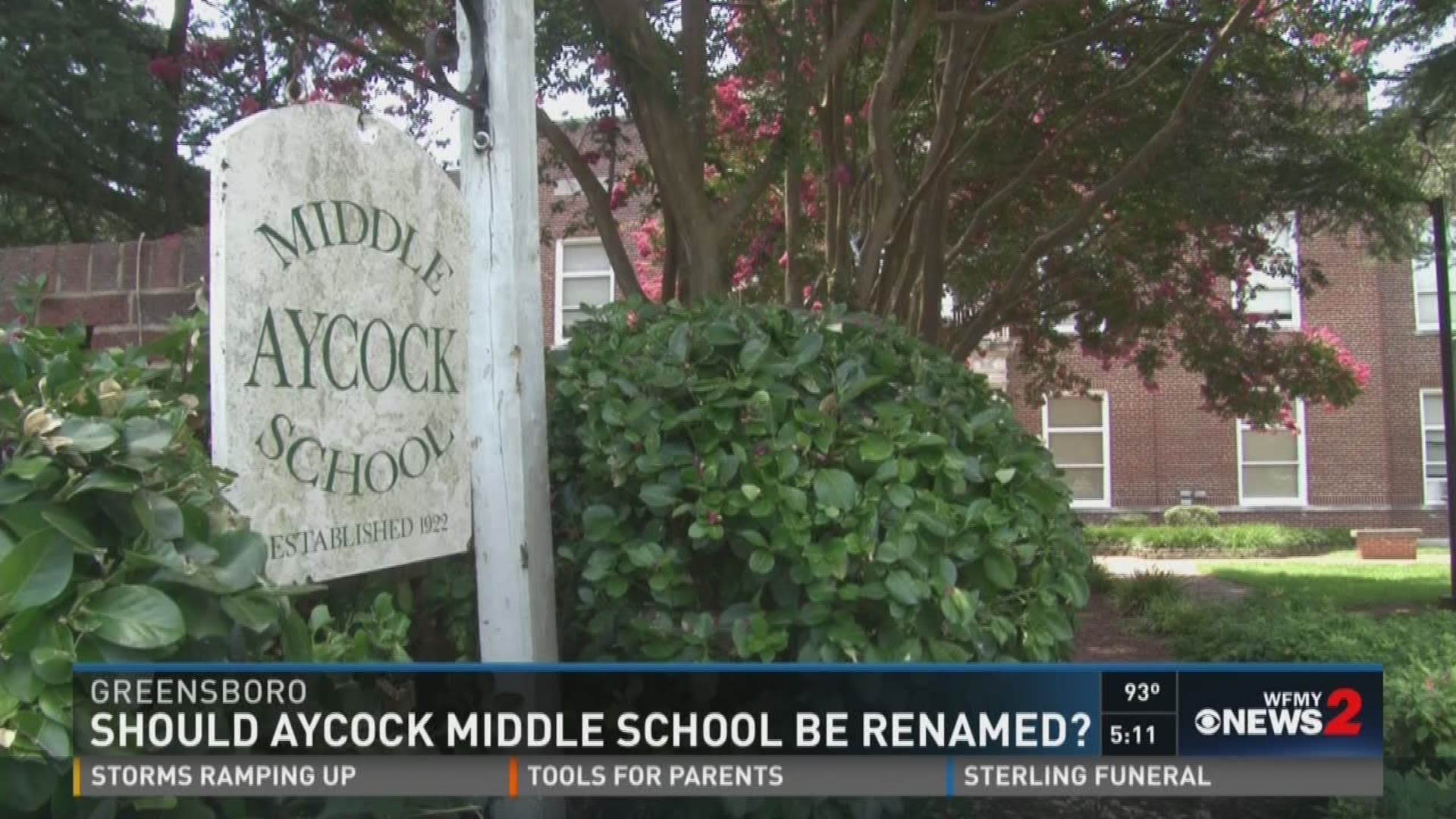 Should Aycock Middle School Be Renamed?