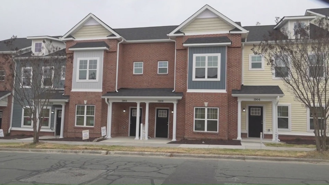 City of Greensboro holds ribbon-cutting on new townhomes new Bingham Park